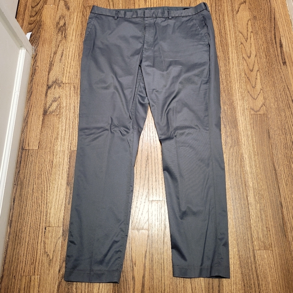 Bonobos Grey Athletic Fit Dress Pants